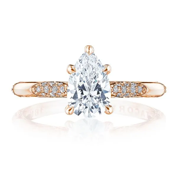 Pear Solitaire Engagement Ring Aires Jewelers Morris Plains, NJ