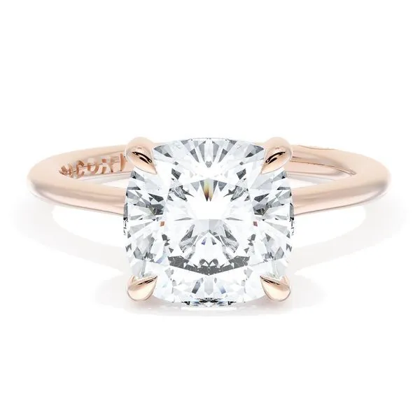 Cushion Solitaire Engagement Ring Aires Jewelers Morris Plains, NJ