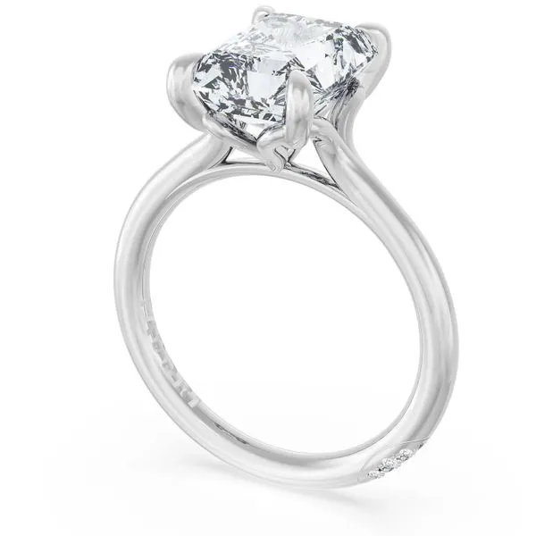 Radiant Solitaire Engagement Ring Aires Jewelers Morris Plains, NJ