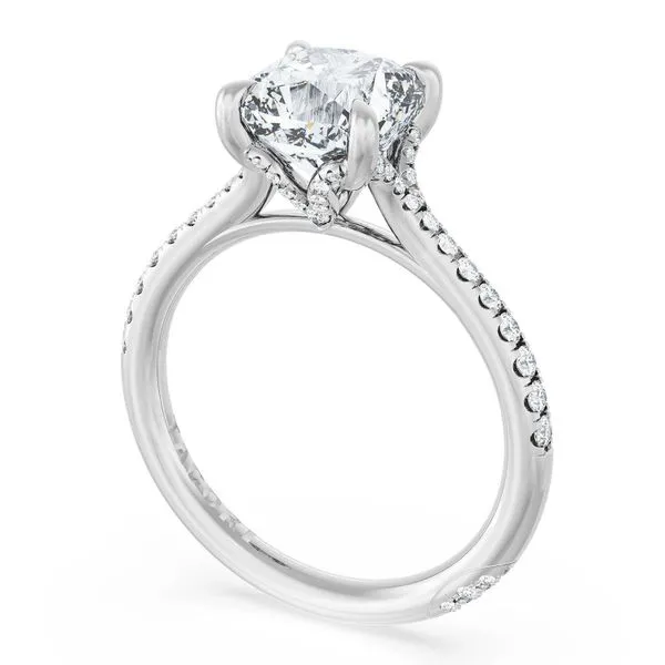 Cushion Solitaire Engagement Ring Aires Jewelers Morris Plains, NJ