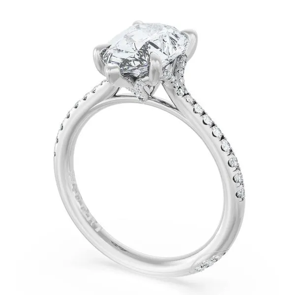 Pear Solitaire Engagement Ring Aires Jewelers Morris Plains, NJ