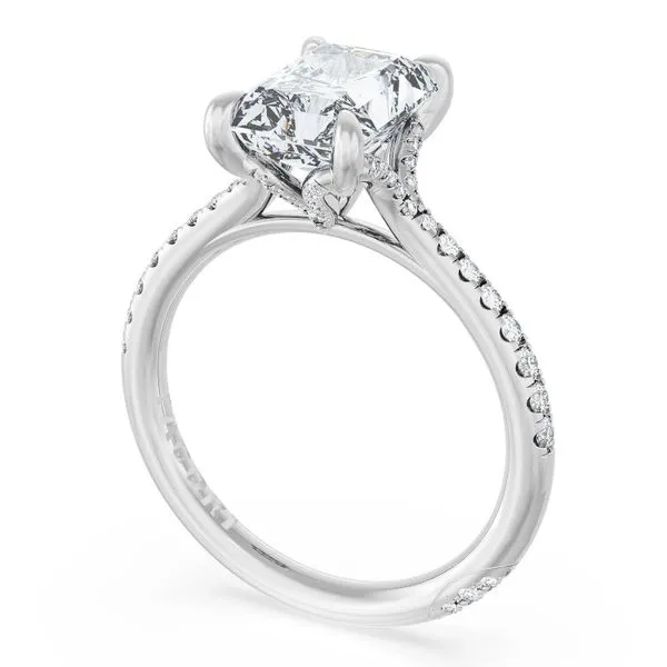 Radiant Solitaire Engagement Ring Aires Jewelers Morris Plains, NJ