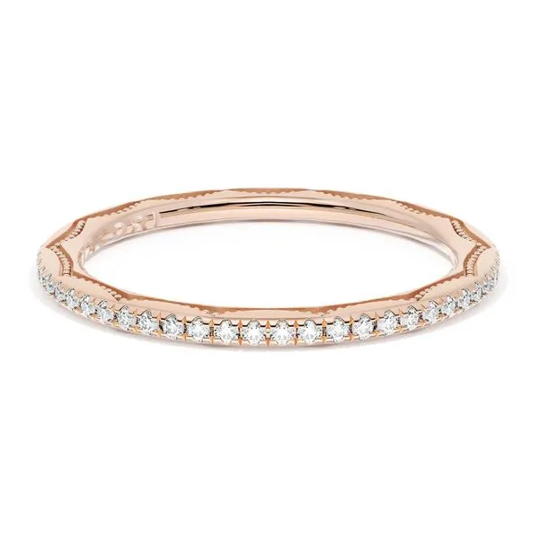 French Pavé Diamond Wedding Band, 1.70mm Aires Jewelers Morris Plains, NJ