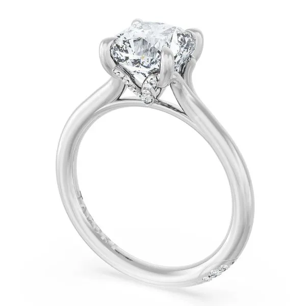 Cushion Solitaire Engagement Ring Aires Jewelers Morris Plains, NJ