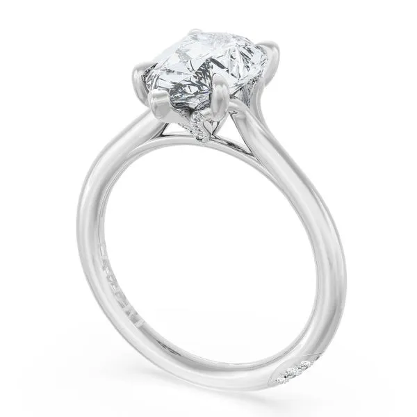 Pear Solitaire Engagement Ring Aires Jewelers Morris Plains, NJ
