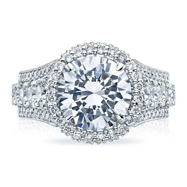 Round Bloom Engagement Ring Aires Jewelers Morris Plains, NJ