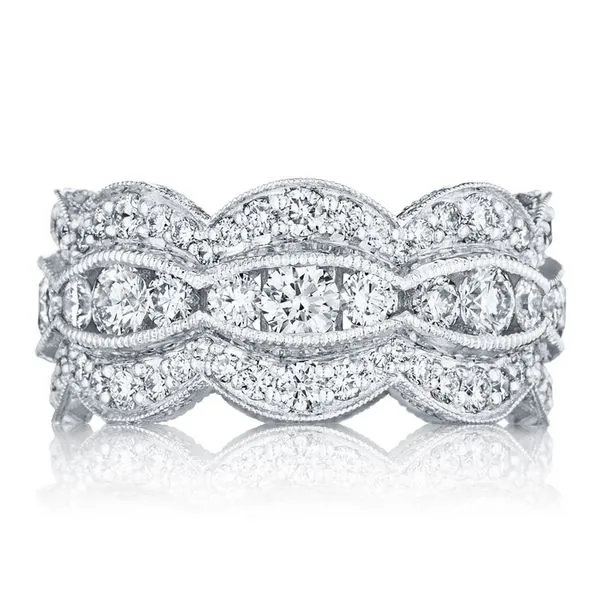 Lace Detail Eternity Band Aires Jewelers Morris Plains, NJ