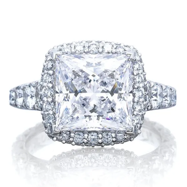 Princess Bloom Engagement Ring Aires Jewelers Morris Plains, NJ