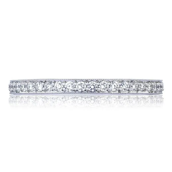 Pavé Diamond Wedding Band Aires Jewelers Morris Plains, NJ