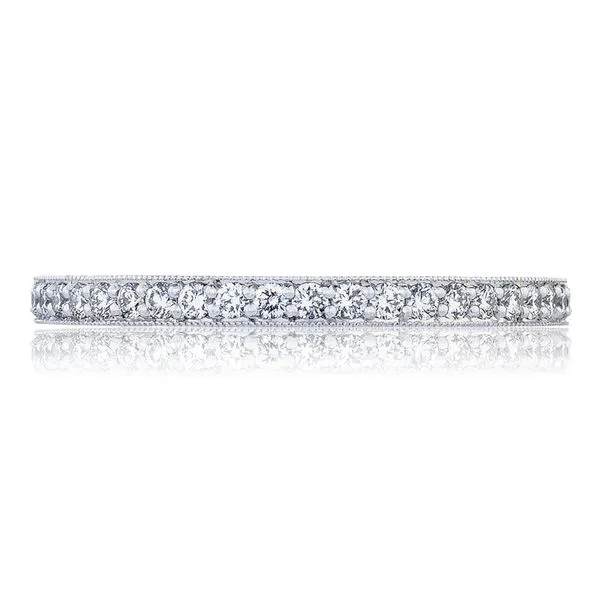 Pavé Diamond Wedding Band Aires Jewelers Morris Plains, NJ