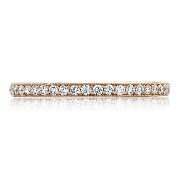 Pavé Diamond Wedding Band Aires Jewelers Morris Plains, NJ