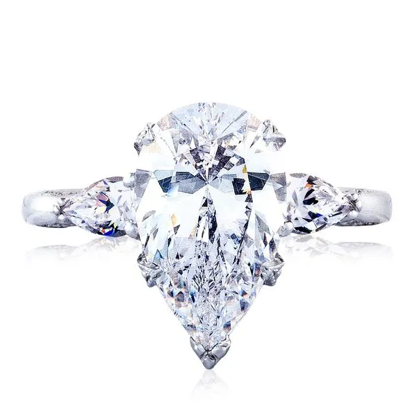 Pear 3-Stone Engagement Ring Aires Jewelers Morris Plains, NJ