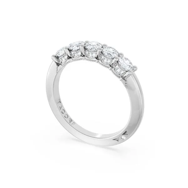Round Cut Diamond Eternity Band in Platinum Aires Jewelers Morris Plains, NJ