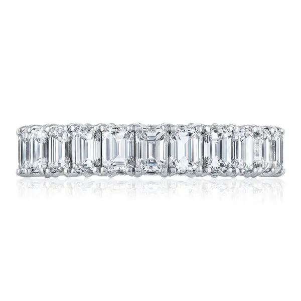 Emerald Cut Diamond Eternity Band Aires Jewelers Morris Plains, NJ