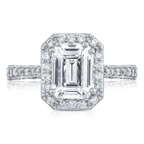Emerald Bloom Engagement Ring Aires Jewelers Morris Plains, NJ