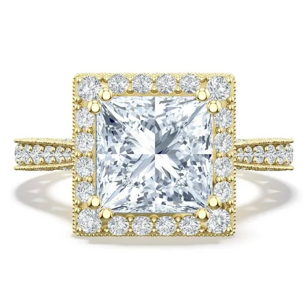 Princess Bloom Engagement Ring Aires Jewelers Morris Plains, NJ