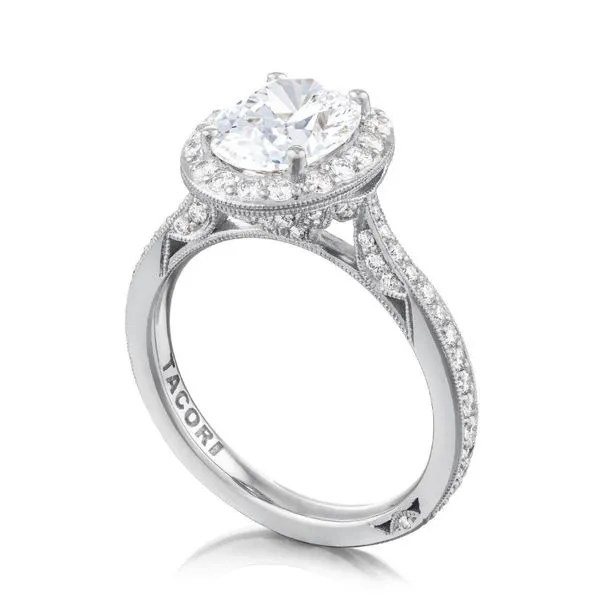 Oval Bloom Engagement Ring Aires Jewelers Morris Plains, NJ