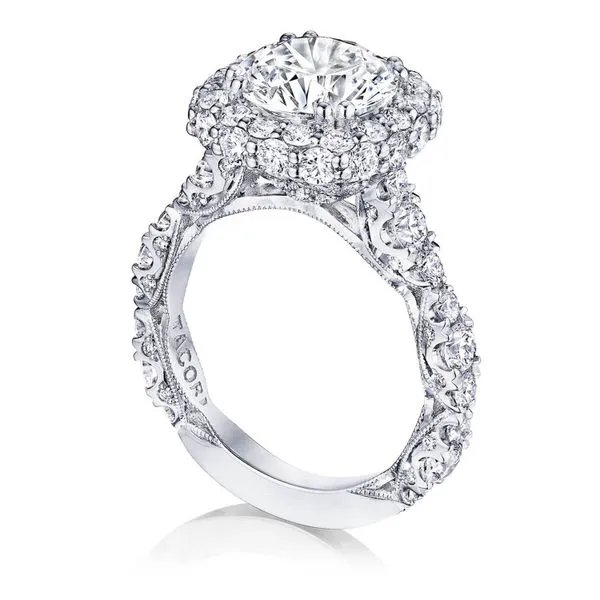 Round Bloom Engagement Ring Aires Jewelers Morris Plains, NJ