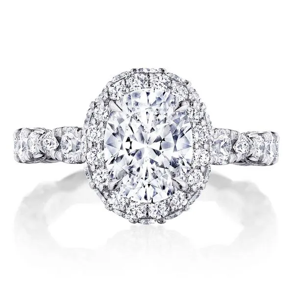 Oval Bloom Engagement Ring Aires Jewelers Morris Plains, NJ