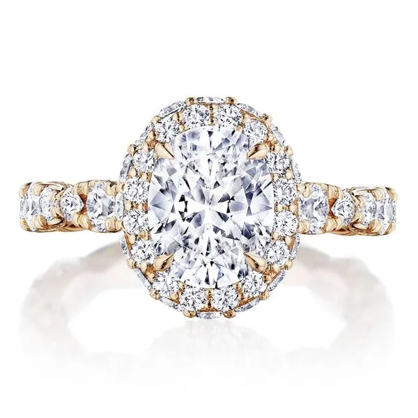 Oval Bloom Engagement Ring Aires Jewelers Morris Plains, NJ