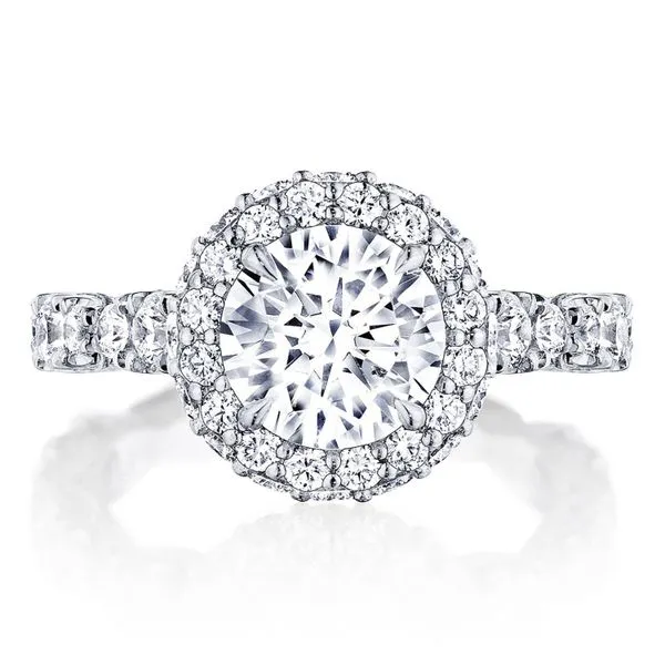 Round Bloom Engagement Ring Aires Jewelers Morris Plains, NJ