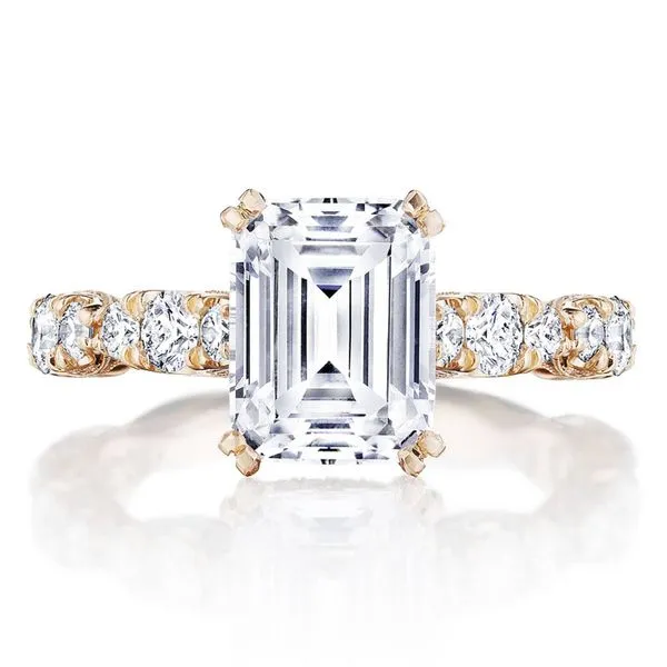 Emerald Solitaire Engagement Ring Aires Jewelers Morris Plains, NJ