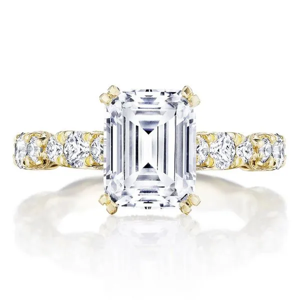 Emerald Solitaire Engagement Ring Aires Jewelers Morris Plains, NJ