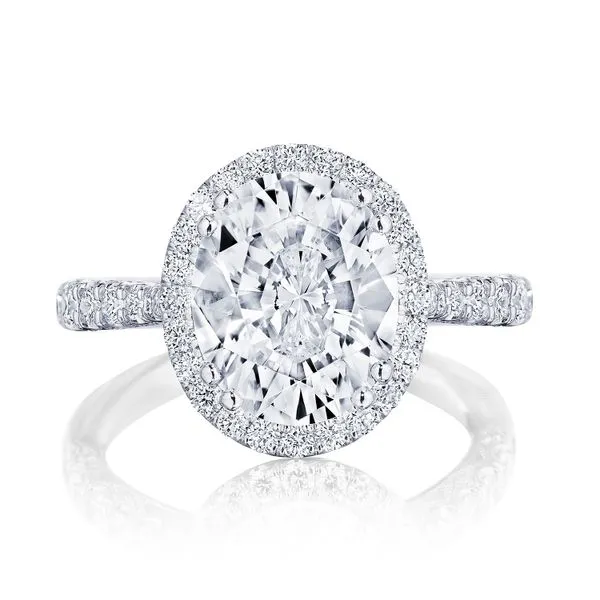 Oval Bloom Engagement Ring Aires Jewelers Morris Plains, NJ