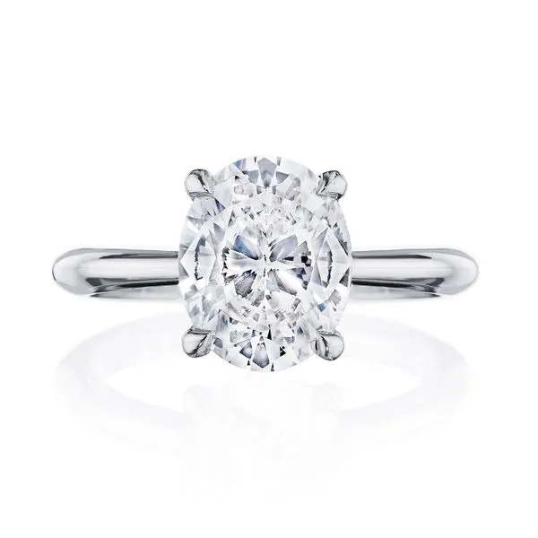 Oval Solitaire Engagement Ring Aires Jewelers Morris Plains, NJ