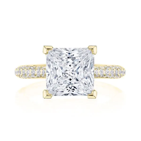 Princess Solitaire Engagement Ring Aires Jewelers Morris Plains, NJ