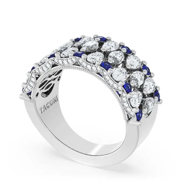 Marquise and Pear Blue Sapphire Mosaic Band Meyers Jewelers Grove City, OH