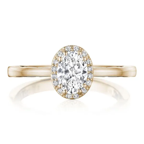 Oval Bloom Engagement Ring Aires Jewelers Morris Plains, NJ