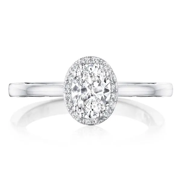 Oval Bloom Engagement Ring Aires Jewelers Morris Plains, NJ