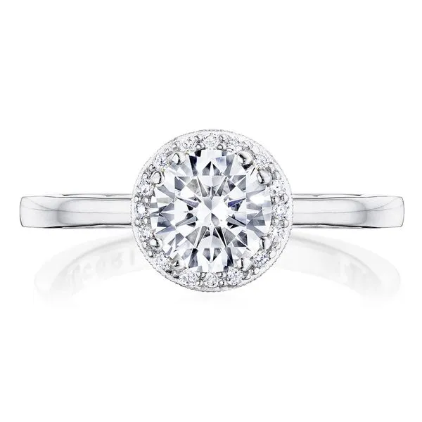 Round Bloom Engagement Ring Aires Jewelers Morris Plains, NJ