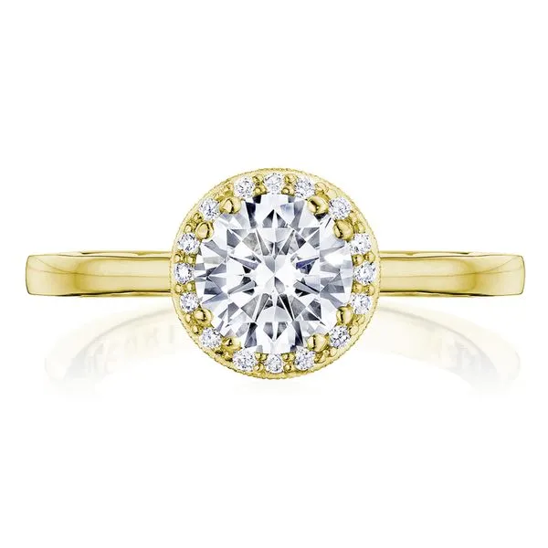 Round Bloom Engagement Ring Aires Jewelers Morris Plains, NJ