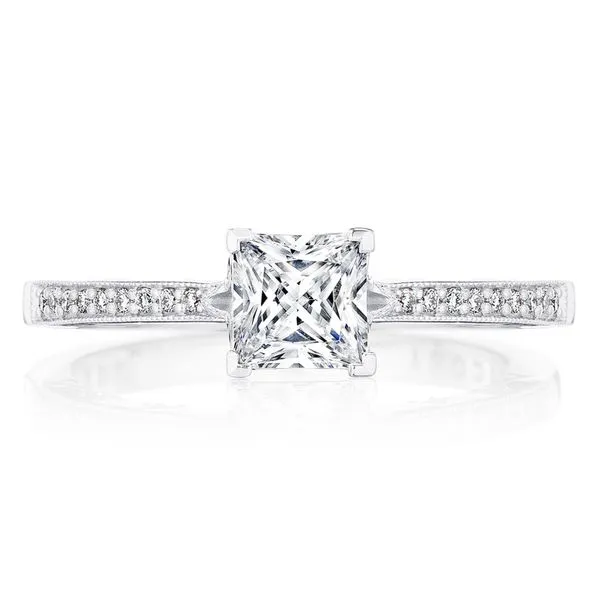 Princess Solitaire Engagement Ring Aires Jewelers Morris Plains, NJ
