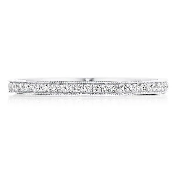 Pavé Diamond Wedding Band Aires Jewelers Morris Plains, NJ