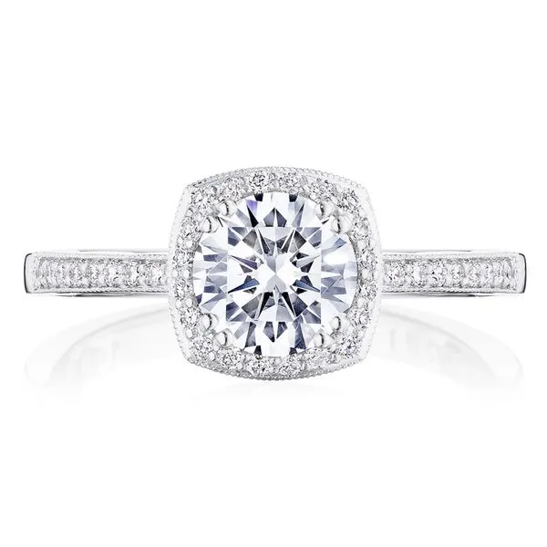 Round Bloom Engagement Ring Aires Jewelers Morris Plains, NJ
