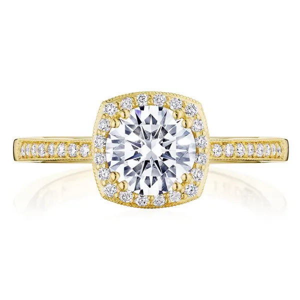 Round Bloom Engagement Ring Aires Jewelers Morris Plains, NJ