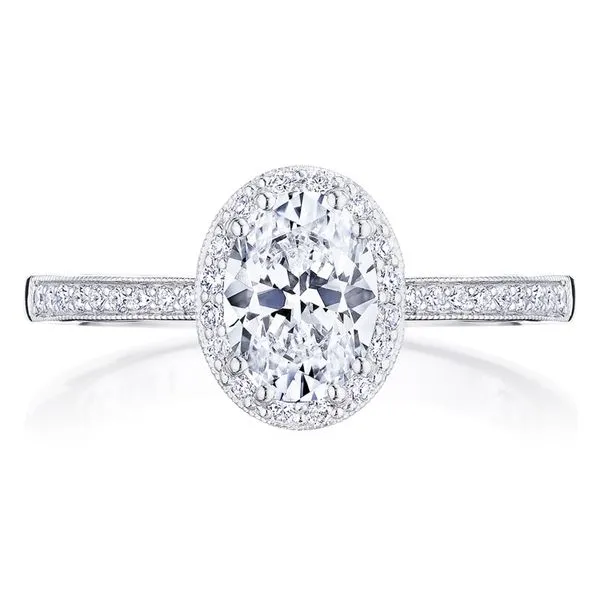 Oval Bloom Engagement Ring Aires Jewelers Morris Plains, NJ