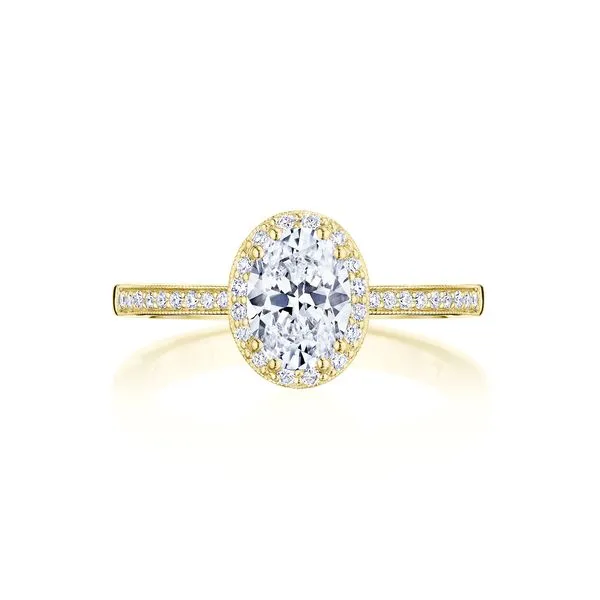 Oval Bloom Engagement Ring Aires Jewelers Morris Plains, NJ
