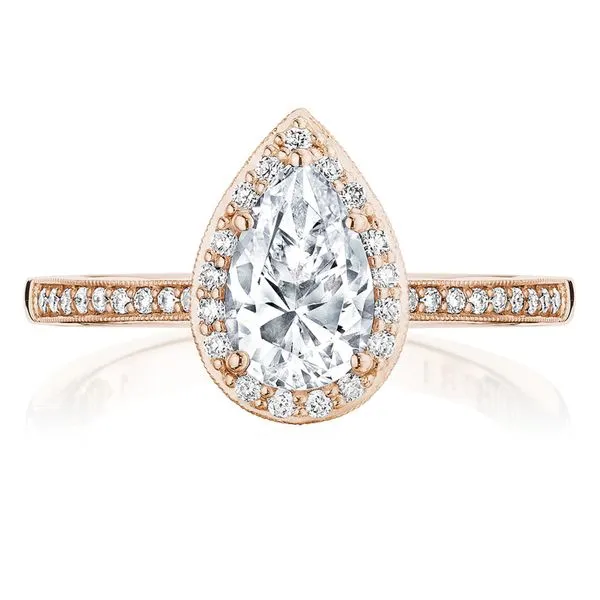 Pear Bloom Engagement Ring Aires Jewelers Morris Plains, NJ