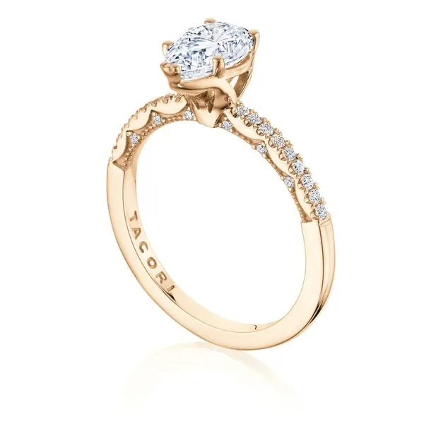 Pear Solitaire Engagement Ring Aires Jewelers Morris Plains, NJ