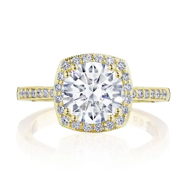 Round Bloom Engagement Ring Aires Jewelers Morris Plains, NJ