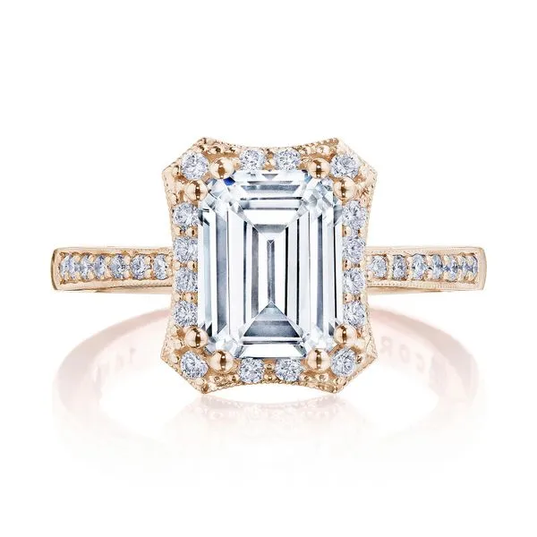 Emerald Bloom Engagement Ring Aires Jewelers Morris Plains, NJ