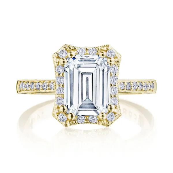 Emerald Bloom Engagement Ring Aires Jewelers Morris Plains, NJ