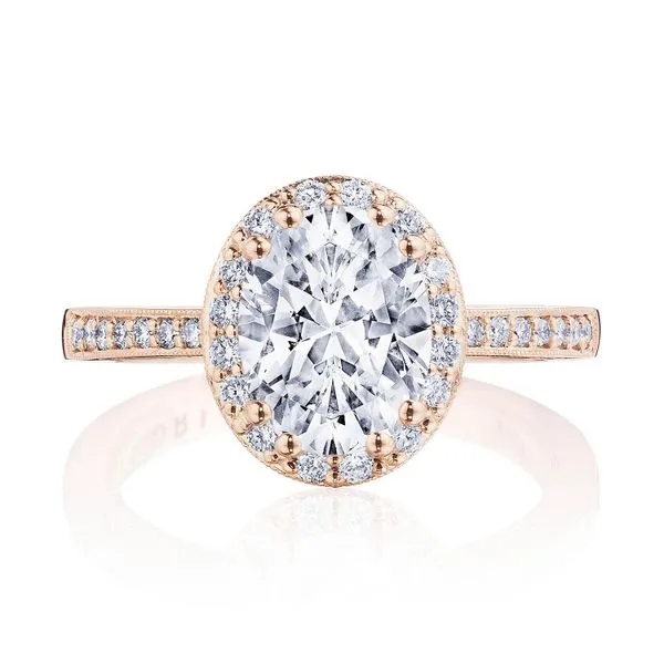 Oval Bloom Engagement Ring Aires Jewelers Morris Plains, NJ