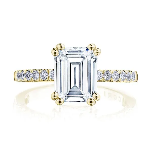 Emerald Solitaire Engagement Ring Aires Jewelers Morris Plains, NJ