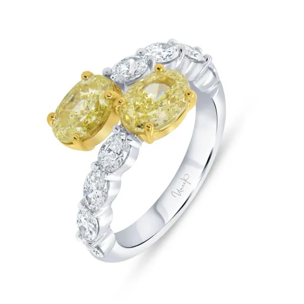 Uneek Natureal Collection Bypass Oval Diamond Fashion Ring Mystique Jewelers Alexandria, VA