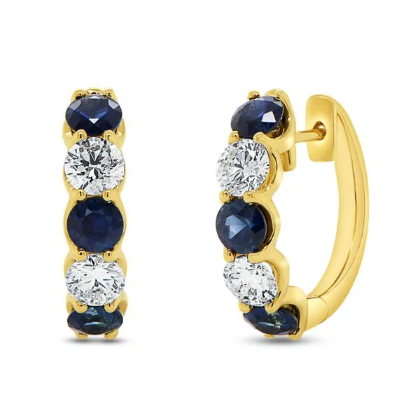 Uneek Chatterley Collection 1-Row Huggie Earrings Aires Jewelers Morris Plains, NJ